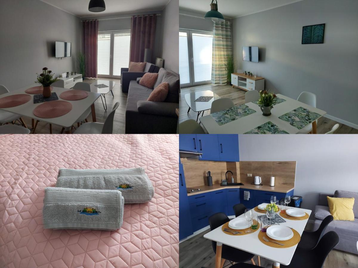 Apartamenty Z Tarasami "Mietowy Spokoj 15" "Romantyczna Szarosc 16" "Niebieska Elegancja 17" Maksymalnie Dla 6 Osob Поберово Экстерьер фото