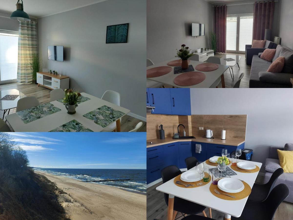 Apartamenty Z Tarasami "Mietowy Spokoj 15" "Romantyczna Szarosc 16" "Niebieska Elegancja 17" Maksymalnie Dla 6 Osob Поберово Экстерьер фото